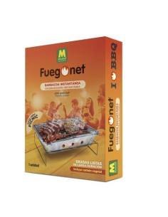 Barbacoa Desechable Carbón Vegetal 31x24x7cm Fuego Rápido MASSÓ