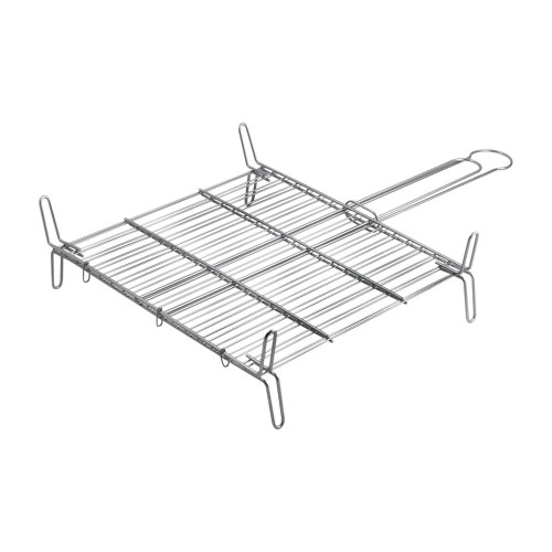 Parrilla Doble Acero Cincado 40x40CM Apta Alimentos Gourmet Kitchen