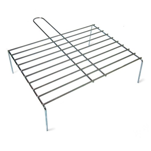 Parrilla Acero Cincado 30x27cm Con Patas Gourmet Kitchen