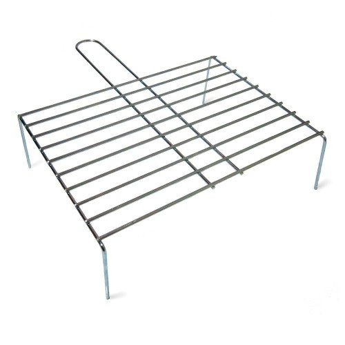 Parrilla Acero Cincado 40x27cm Con Patas Gourmet Kitchen