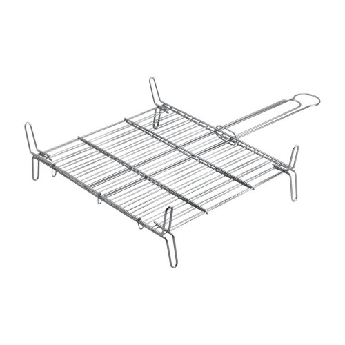 Parrilla Doble Acabado Zincado 50x50CM Apta Alimentos Gourmet Kitchen