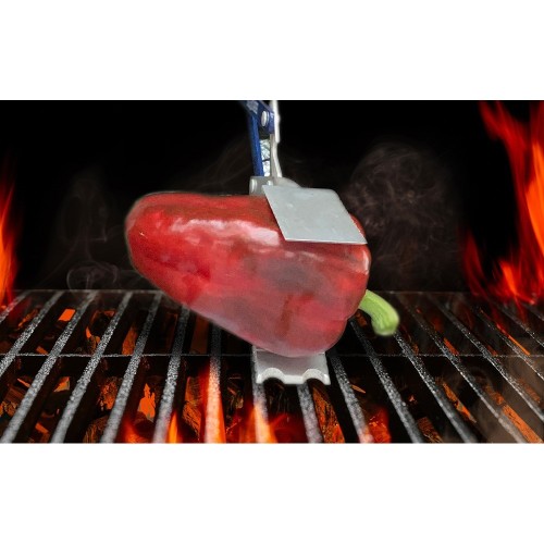 Pinzas Barbacoa Acero Inoxidable 45x15x4.2cm Antideslizante MASSÓ