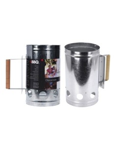 Arrancador Carbón Acero Inoxidable Ø17x27.5cm BBQ COLLECTION