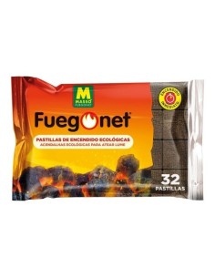 Pastillas Encendido Ecológicas Larga Duración 32Unidades FuegoNet MASSÓ