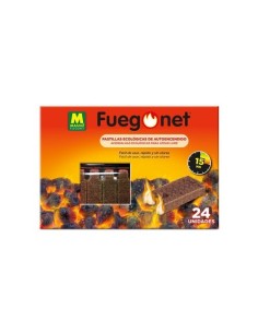 Pastillas De Encendido Ecológicas Madera Vegetal 24 Unidades Fuegonet Massó