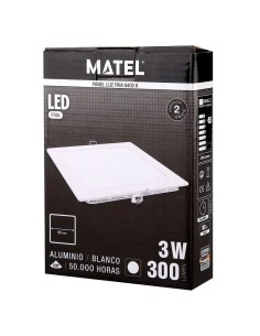 Downlight LED cuadrado blanco 6W.(Fría, Cálida, Neutra) - 1 2