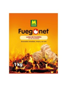 Encendedor Fuegos Lana Vegetal Ecológica 1kg Sin Humo Massó