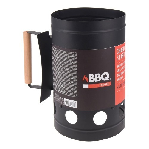 Arrancador Barbacoa Zinc 27cm Color Negro BBQ COLLECTION
