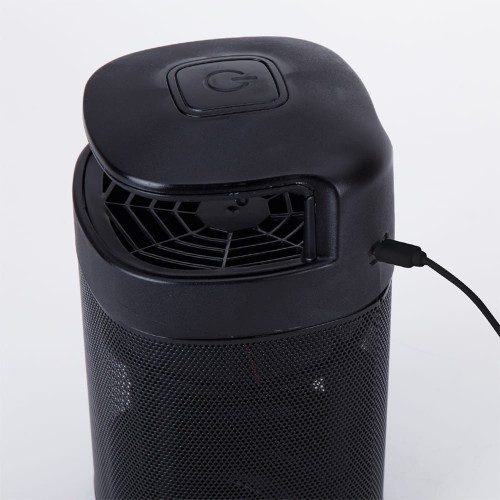 Atrapa Mosquitos Eléctrico 20m2 230V 25W 6LED USB Negro 12x12x22cm JATA HOGAR
