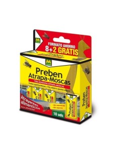 Tira Atrapa Moscas Adhesiva 10 Unidades Sin Insecticida MASSÓ