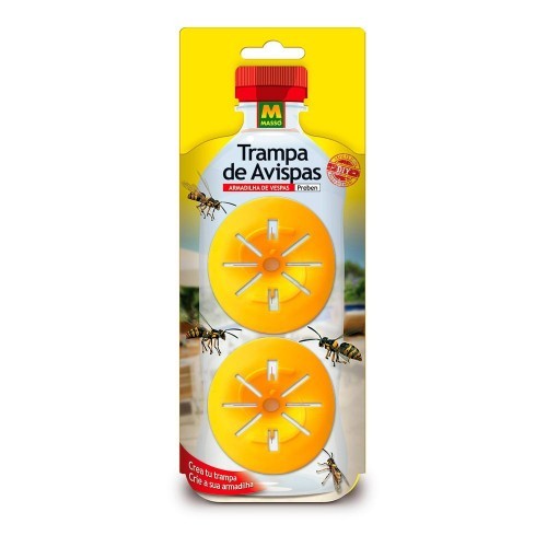 Trampa Avispas Plástico 2 Unidades Uso Exterior MASSÓ