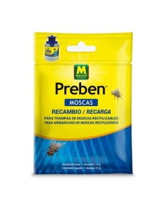 Recambio Atrayente Moscas 15g Compatible MiniTrapXL Bote MASSÓ