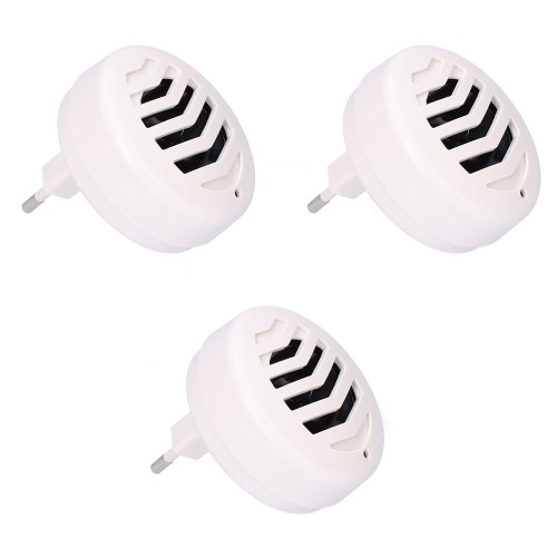 Repelente Ultrasónico Plagas 45m² 25-80KHz 07W 220V 3 Unidades WEITECH