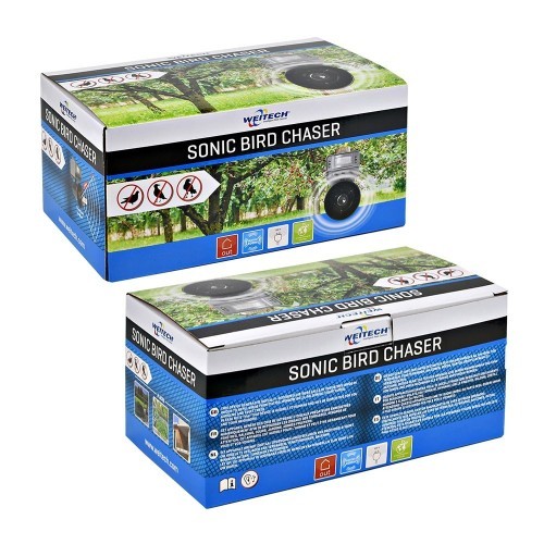 Ahuyentador Ultrasónico Con Flash 4xAA O 240V Exterior WEITECH Ahuyentador Ultrasónico Con Flash 4xAA O 240V Exterior WEITECH