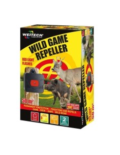 Repelente Luminoso Solar 50m² IP44 Luz Roja Carga Automática WEITECH