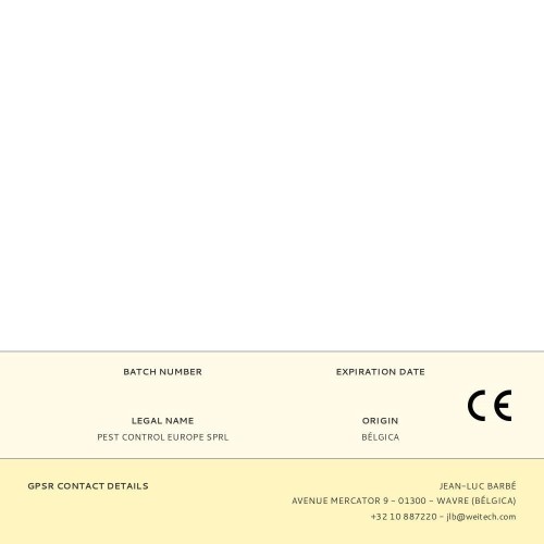 Ahuyentador Ultrasónico 80m² Recarga USB IP44 Interior Exterior WEITECH