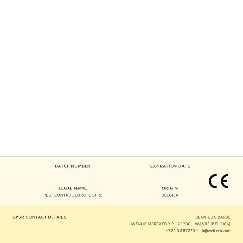 Ahuyentador Ultrasónico 80m² Recarga USB IP44 Interior Exterior WEITECH Ahuyentador Ultrasónico 80m² Recarga USB IP44 Interior Exterior WEITECH