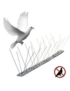 Varilla Disuasoria Acero Inoxidable 100x2.5x11cm 80Varillas EURO BIRDS