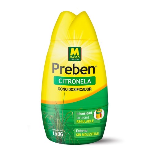Gel Citronela 150g Regulable Uso Interior Exterior Dispensador MASSÓ