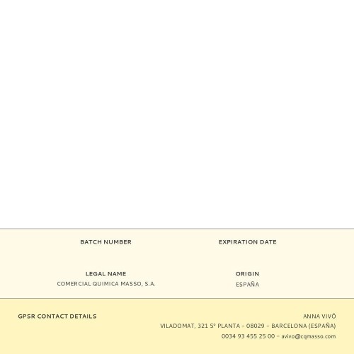 Gel Citronela 150g Regulable Uso Interior Exterior Dispensador MASSÓ