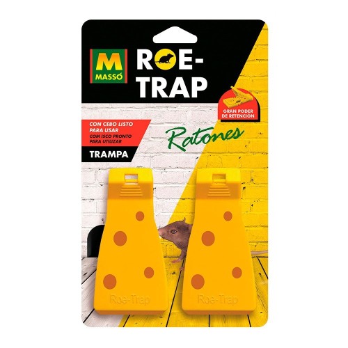 Trampa Para Ratas Y Ratones Con Cebo 2 Unidades MASSÓ