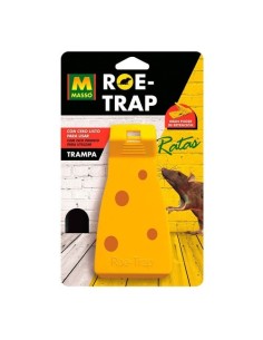 Trampa Para Ratas Plástico 14x7x7.5cm Negro MASSÓ
