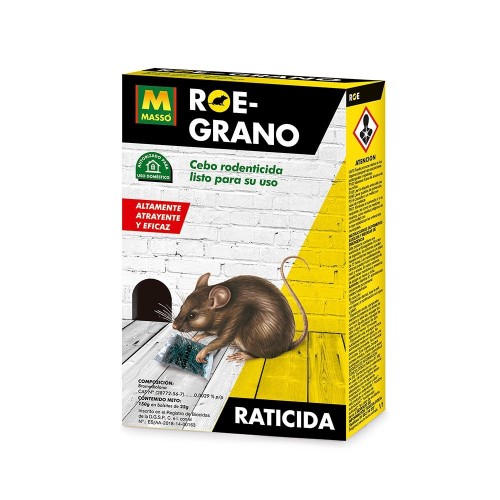 Raticida Grano Cereal 150g Bromadiolona Massó