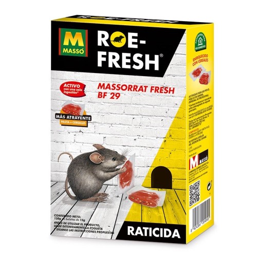 Raticida Cebo En Pasta 150g Uso Interior Y Exterior MASSÓ