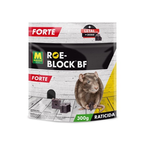 Raticida En Bloque 300g Uso Doméstico Massó