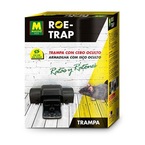 Trampa Para Ratones Y Ratas Cebo Oculto Roe-Trap 231651 Massó