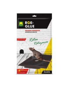 Trampa Adhesiva Ratas Ratones 21x35cm Paquete 4 Unidades MASSÓ