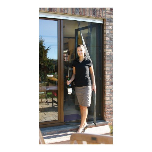 Cortina Mosquitera Telescopica 95x220cm Antracita SCHELLENBERG