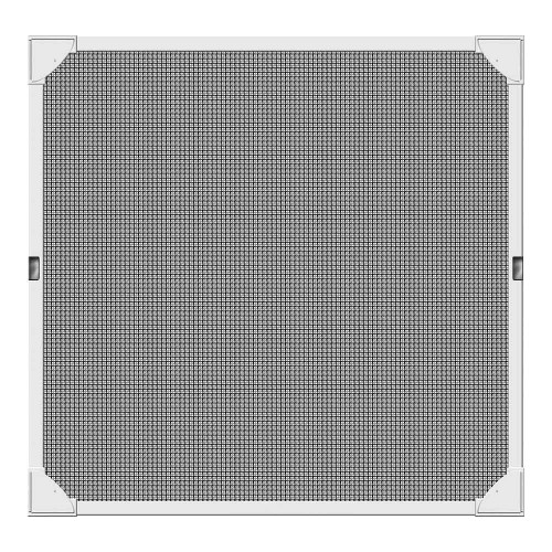 Mosquitera Marco Magnético Aluminio 120x120cm 8mm Blanco SCHELLENBERG