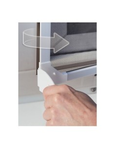 Mosquitera Marco Magnético Aluminio 120x120cm 8mm Blanco SCHELLENBERG 2