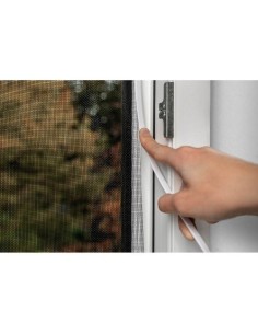 Mosquitera Fibra De Vidrio 100x120cm Antracita Perfiles PVC SCHELLENBERG 2