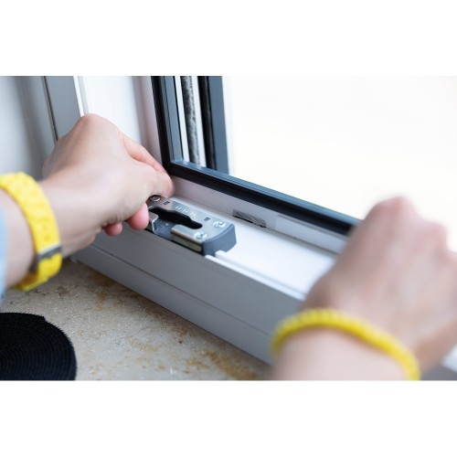 Mosquitera Poliéster 130x150cm Color Antracita Fácil Montaje SCHELLENBERG