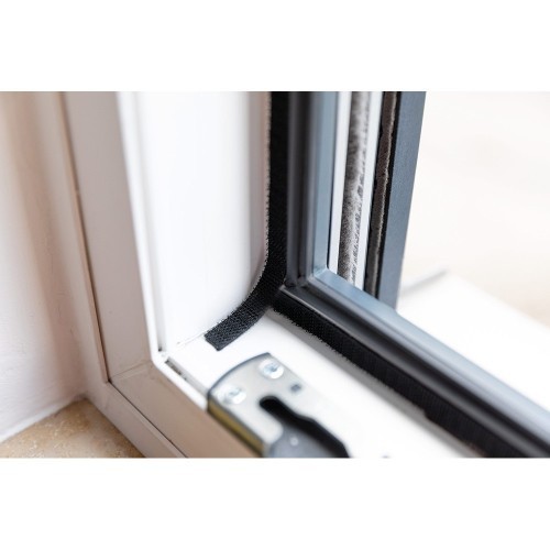 Mosquitera Poliéster 130x150cm Color Antracita Fácil Montaje SCHELLENBERG