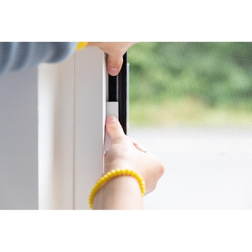 Mosquitera Poliéster 130x150cm Color Antracita Fácil Montaje SCHELLENBERG