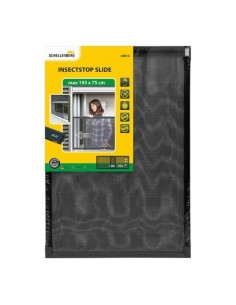 Mosquitera Aluminio Extensible 75x100-193cm Malla Fibra Vidrio Antracita SCHELLENBERG