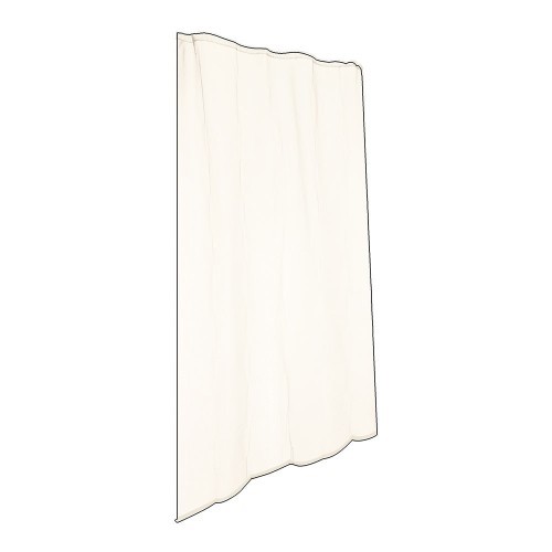 Cortina Mosquitera Poliéster 140x240cm Blanca IRS