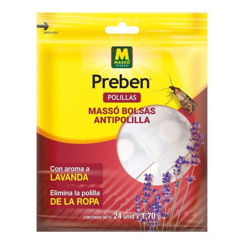 Bolsa Antipolillas Tela Protección Ropa 3 Meses Preben 231636 MASSÓ