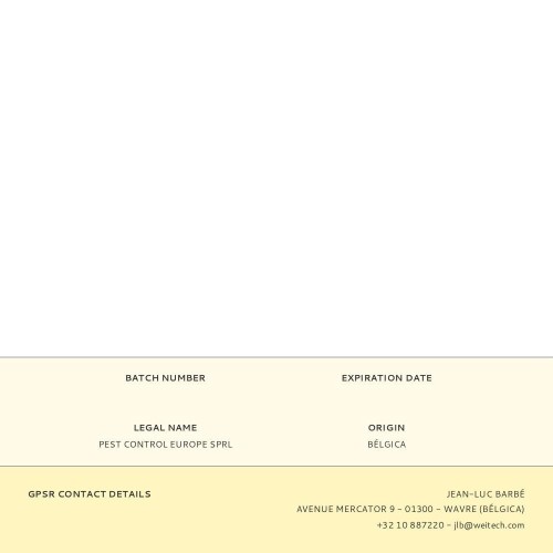 Trampa Para Chinches Plástico 4 Unidades 15m² WEITECH