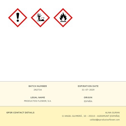 Insecticida Aerosol Alta Concentración 600ml Control Avispas Y Avispones FLOWER