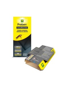 Trampa Adhesiva Cucarachas Atrayente Natural 5 Unidades Uso Doméstico MASSÓ