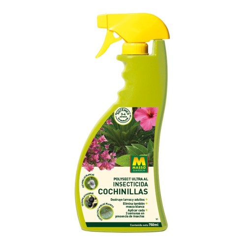 Insecticida Acaricida Sistémico Pulverizador 750ml Amplio Espectro Massó