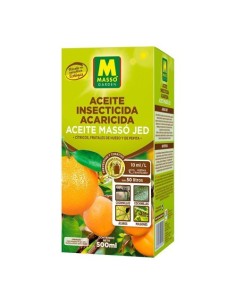 Aceite Insecticida Acaricida Mineral 500ml Control Plagas Massó