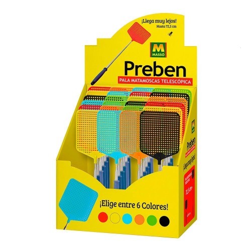 Pala Matamoscas Telescópica 72cm Colores Surtidos MASSÓ
