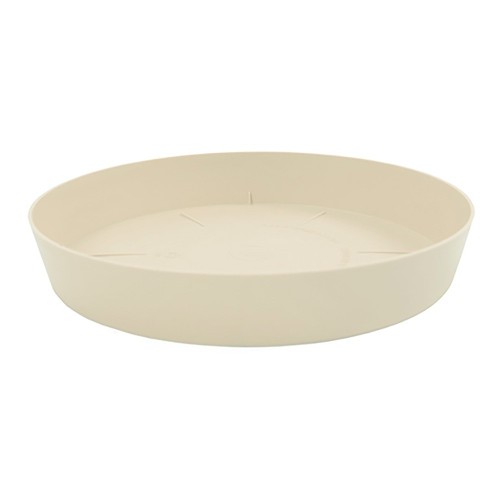 Plato Para Maceta Plástico 17cm Color Ecru Exterior Resistente PLASTIKEN