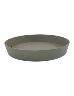 Plato De Inyección Para Maceta Plástico Ø14cm Taupe Exterior Plastiken