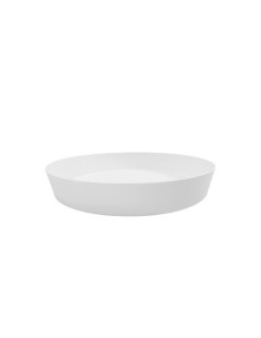 Plato Para Maceta Plástico 17cm Blanco Resistente Exterior PLASTIKEN